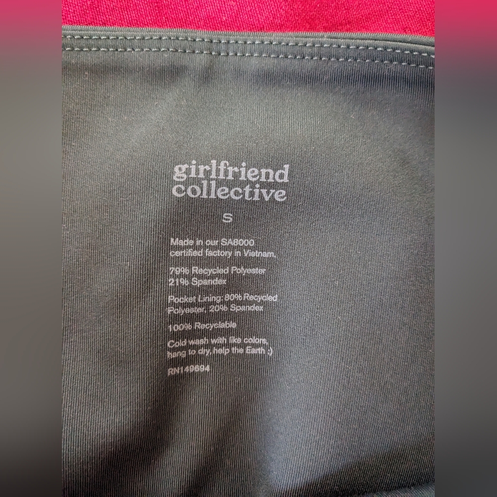 Girlfriend Compresive Pocket Leggings Green S - Picture 5 of 5